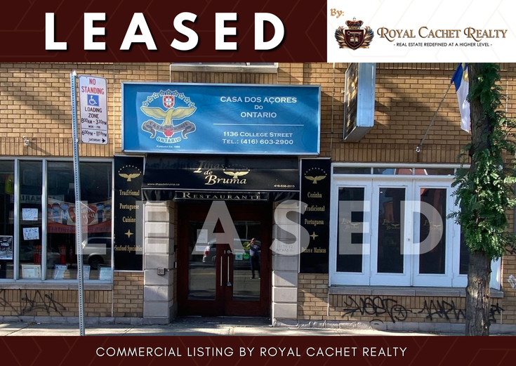 1136 College Street, #Main Fl, Toronto ON - Dufferin Grove Commercial Retail for Rent