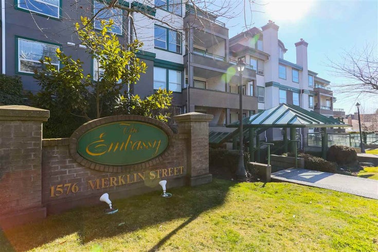 211 1576 Merklin Street - White Rock Apartment/Condo, 1 Bedroom (R2344553)