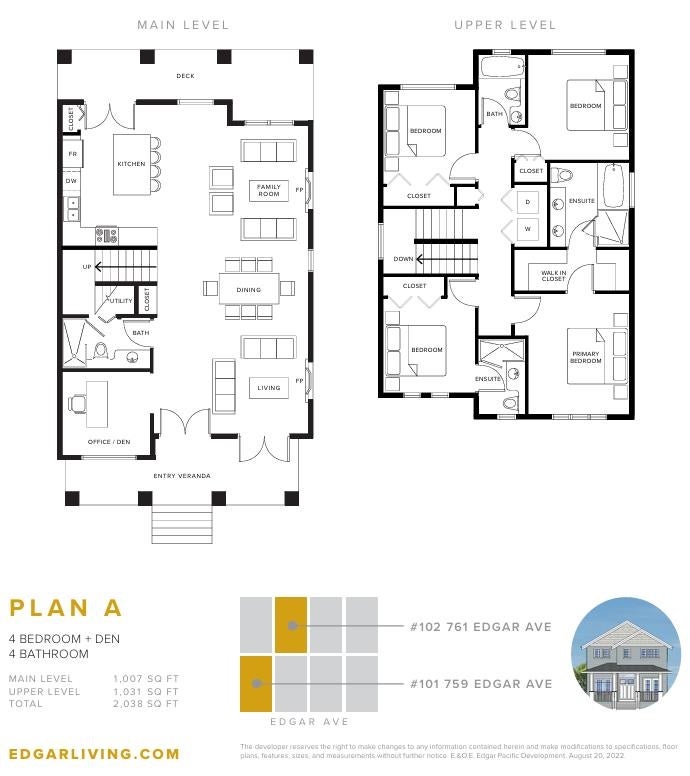 102 - 761 Edgar Avenue - Coquitlam West Single Family Residence for Sale, 4 Bedrooms (R3064950)# - 22 102 - 761 Edgar Avenue - Coquitlam West Single Family Residence for Sale, 4 Bedrooms (R3064950)# - 22
