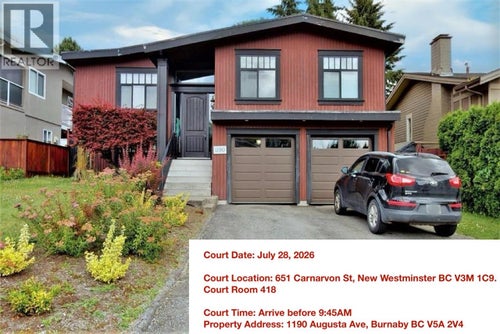 1190 Augusta Avenue - Simon Fraser Univer. Single Family Residence for Sale, 4 Bedrooms (R3090788)