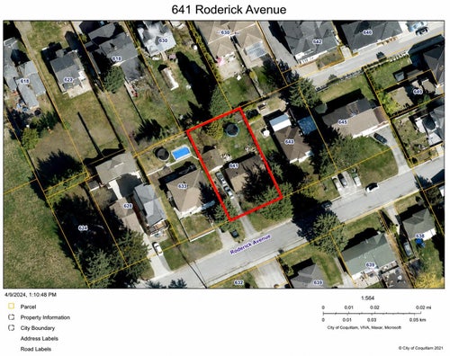 641 Roderick Avenue - Coquitlam West Single Family Residence for Sale, 3 Bedrooms (R3145545)