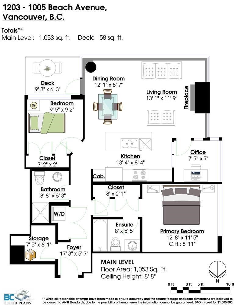 1203 1005 BEACH AVENUE - West End VW Apartment/Condo for sale, 2 Bedrooms (R2891538) #29