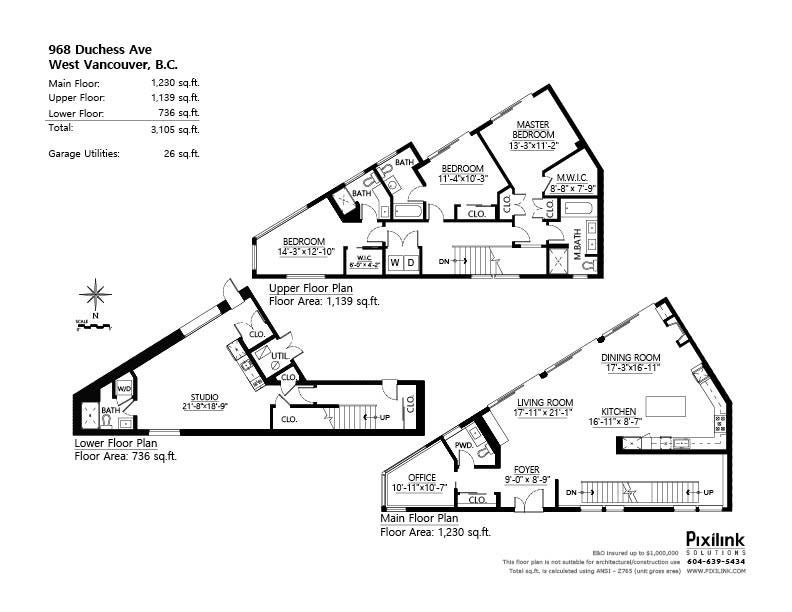 968 DUCHESS AVENUE - Sentinel Hill 1/2 Duplex for sale, 3 Bedrooms (R2908025) #16