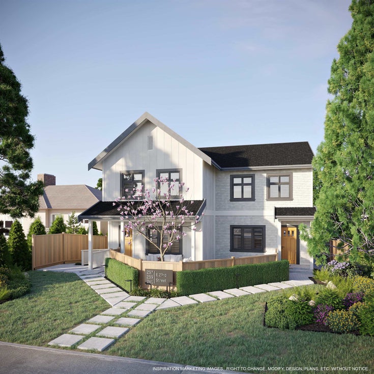 257 E 23rd Street - Central Lonsdale Half Duplex, 4 Bedrooms (R2989641)
