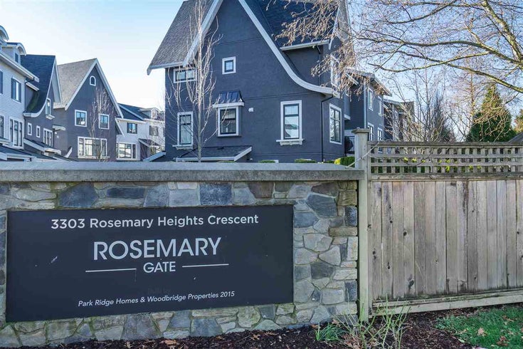6 3303 ROSEMARY HEIGHTS CRESCENT - Morgan Creek Townhouse for sale, 4 Bedrooms (R2531991)