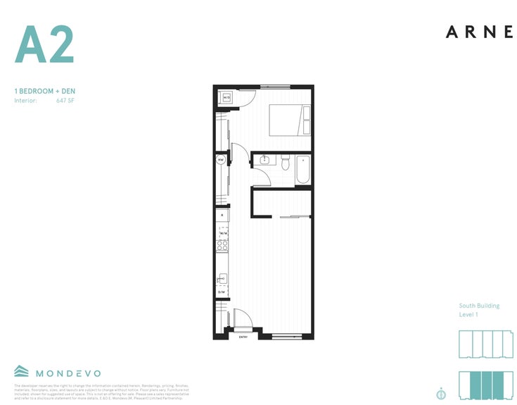 118 321 E 16TH AVENUE - Mount Pleasant VE Townhouse, 1 Bedroom 