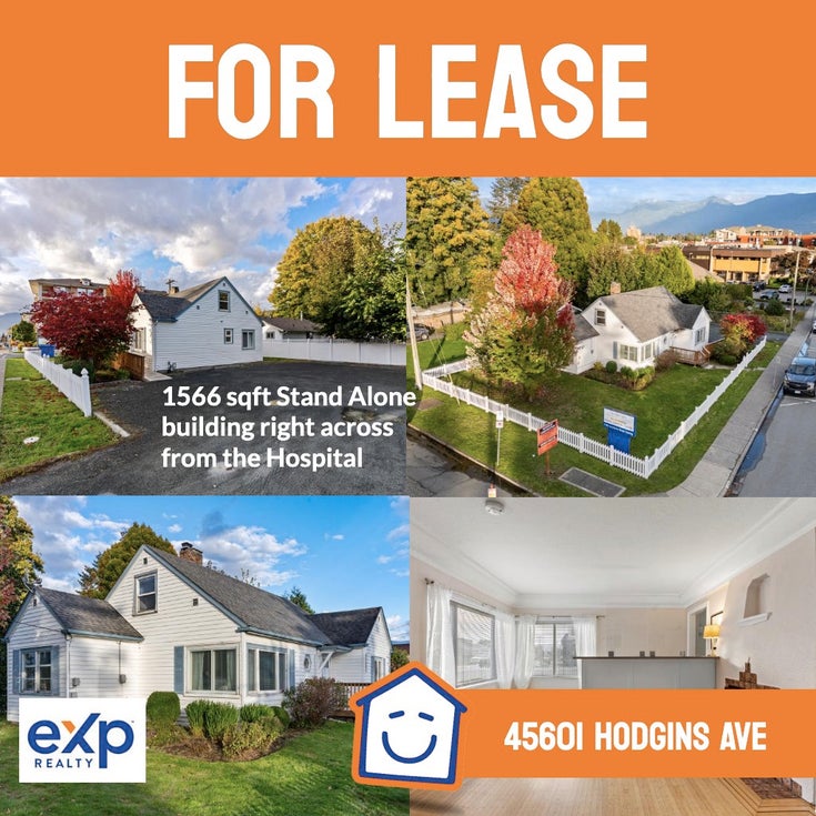 45601 Hodgins Ave - Chilliwack Proper West COMM for Rent, 4 Bedrooms 