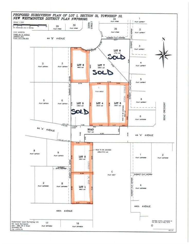 LT.4 21900 44A AVENUE - Murrayville Vacant Land(R2244051)