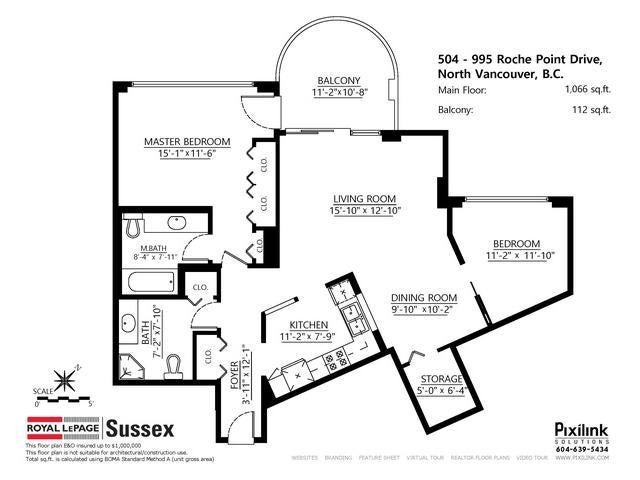 # 504 995 ROCHE POINT DR - Roche Point Apartment/Condo, 2 Bedrooms (V1114084)