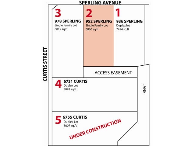 952 SPERLING AV - Sperling-Duthie Land(V1030484)