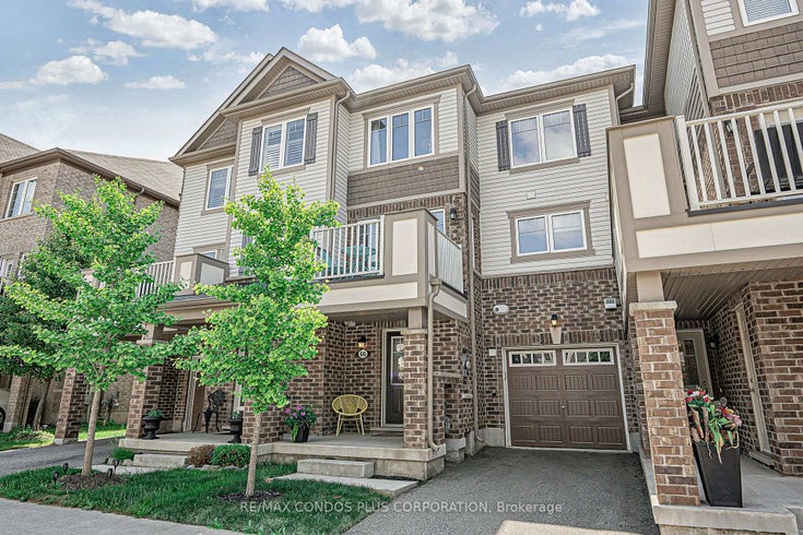 66 - 22 Spring Creek Drive - Waterdown Att/Row/Townhouse for Sale, 2 Bedrooms (X12240292)