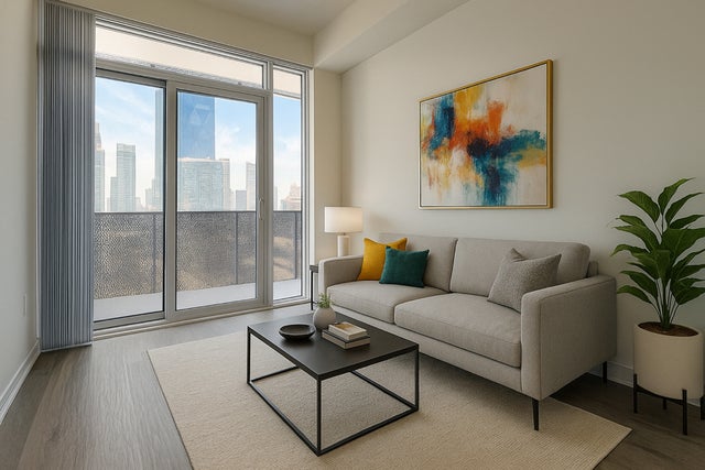 Living Room Virtually Staged