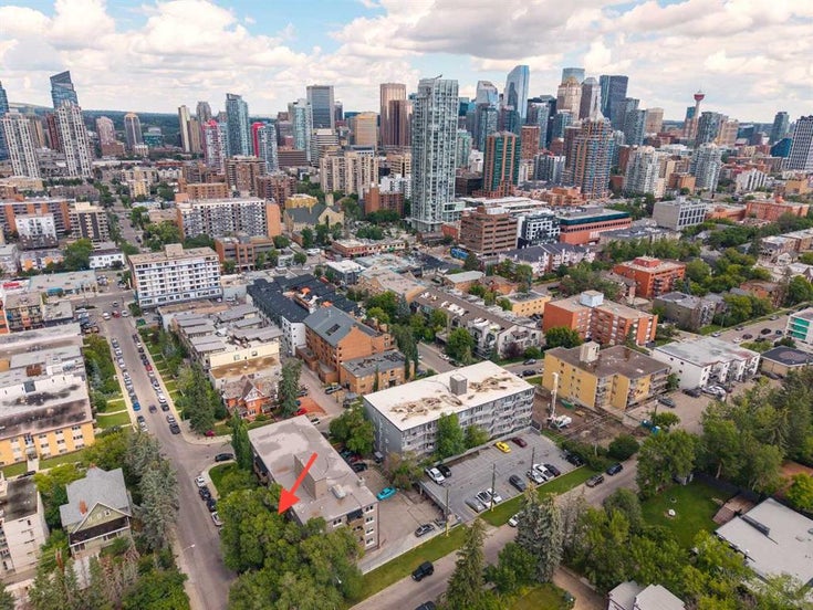 402, 1904 10 Street SW - Lower Mount Royal Apartment, 1 Bedroom (A2239085)