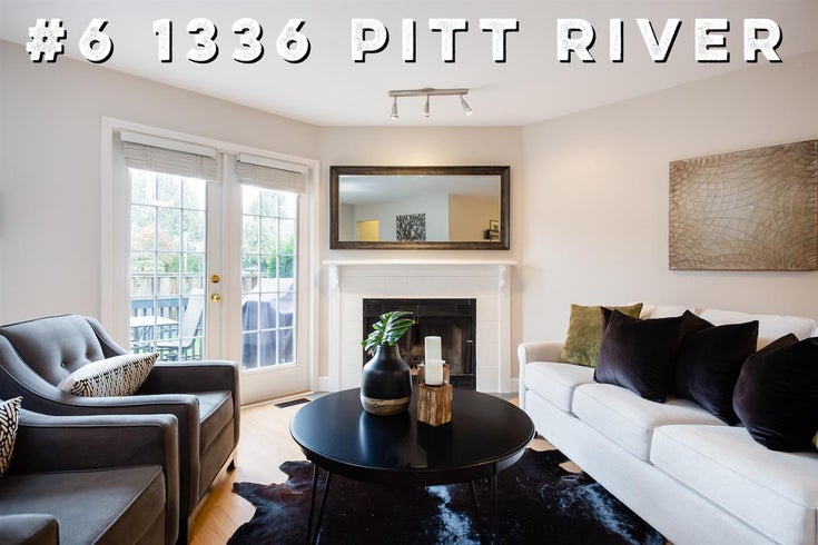 6 1336 PITT RIVER ROAD - Citadel PQ Townhouse, 3 Bedrooms (R2341524)