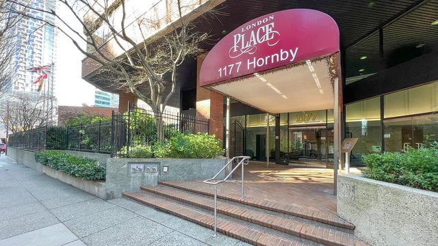813 1177 HORNBY STREET - Downtown VW Apartment/Condo for sale, 1 Bedroom (R2774580)