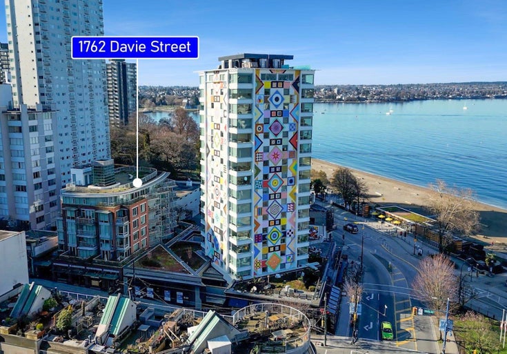 502 1762 DAVIE STREET - West End VW Apartment/Condo for sale, 1 Bedroom (R2902750)