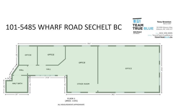 101-5485 Wharf Avenue Sechelt BC V0N 3A3 - Sechelt District COMM for rent(C8059450)