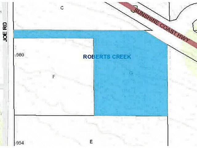 LOT G JOE ROAD - Roberts Creek Vacant Land(V1139388)