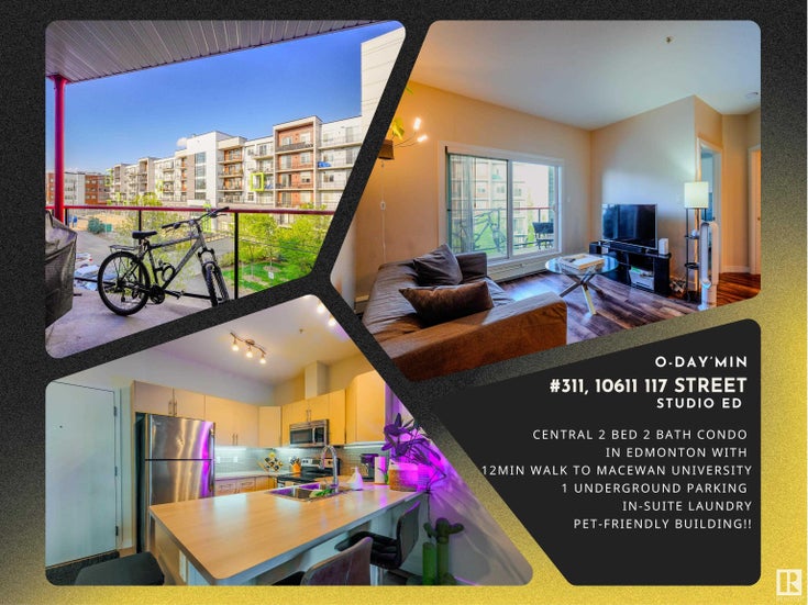 #311 10611 117 ST NW - Queen Mary Park Lowrise Apartment for sale, 2 Bedrooms (E4389444)