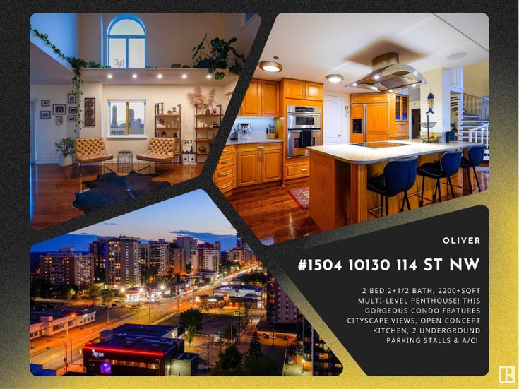 #1504 10130 114 ST NW - Oliver Apartment High Rise for sale, 2 Bedrooms (E4391104)