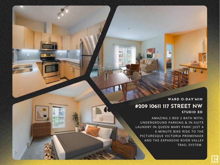 #209 10611 117 ST NW - Queen Mary Park Lowrise Apartment for sale, 2 Bedrooms (E4391288)