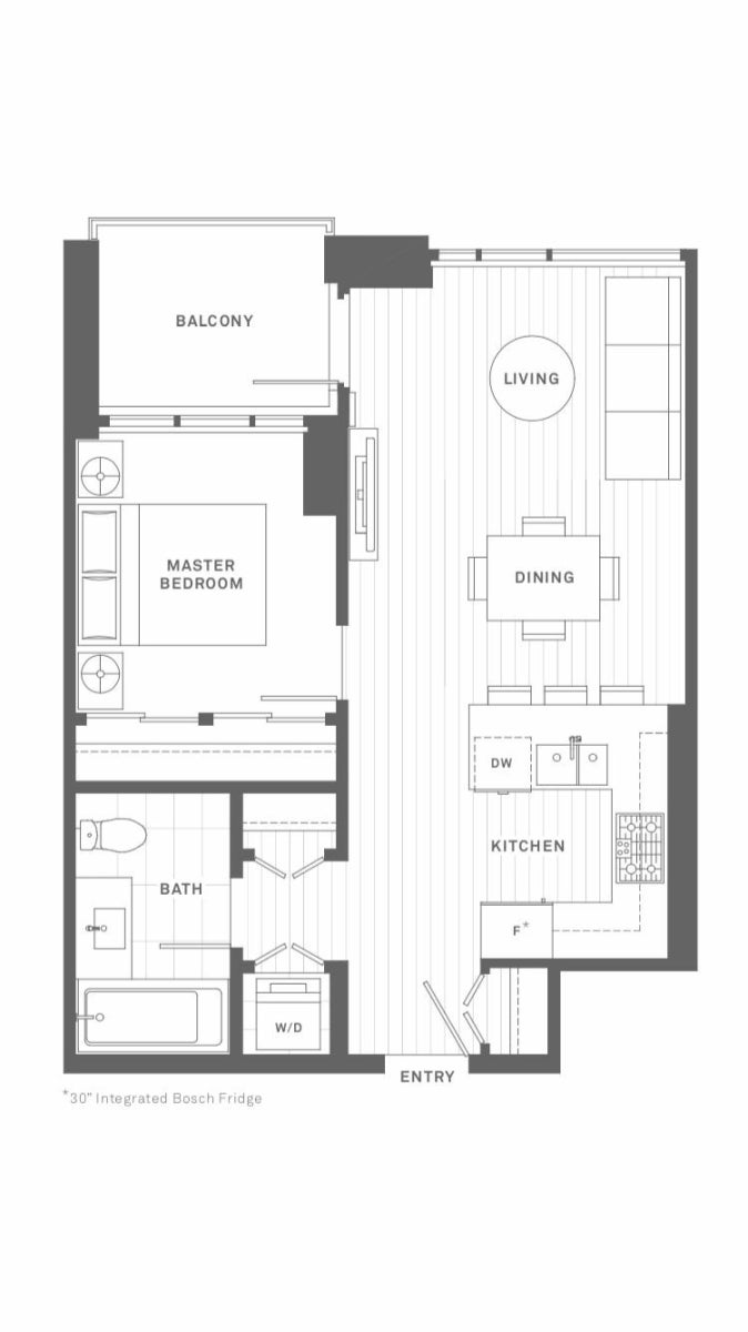 406-2738 Library Lane  - Lynn Valley Apartment/Condo, 1 Bedroom 