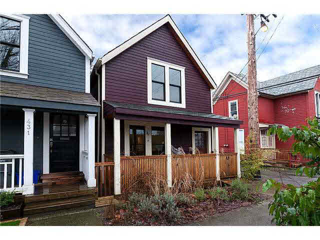 425 Heatley Avenue - Strathcona House/Single Family(V928527)