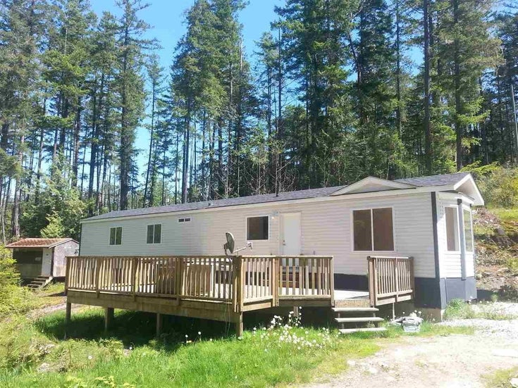 12987 Stone Road - Pender Harbour Egmont Manufactured with Land for sale, 2 Bedrooms (R2135090)