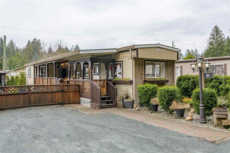 31 3942 COLUMBIA VALLEY HIGHWAY - Cultus Lake North Manufactured for sale, 2 Bedrooms (R2543598)