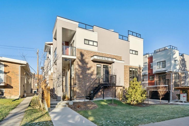 22, 1710 28 Avenue SW - South Calgary Row/Townhouse for sale, 3 Bedrooms (A2102366)