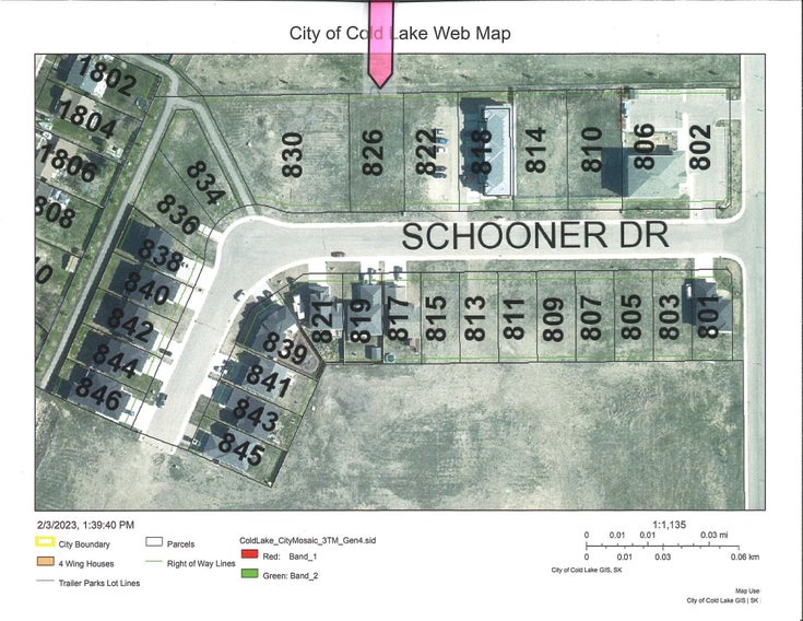 826 Schooner DR - Cold Lake North Vacant Lot/Land for sale(E4326902)