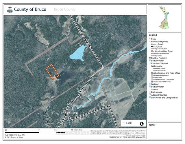 PT LT 1 Con 3 Wbr (fourthly) Concession - Northern Bruce Peninsula Vacant Land for Sale(X12121922)