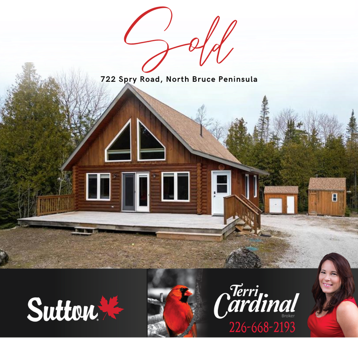 722 SPRY RD Road, North Bruce Peninsula, Ontario N0H 1W0 - Bruce HOUSE for sale