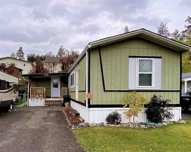 18 1400 Western Avenue - Williams Lake - City MANUF for sale, 2 Bedrooms (R2509581)