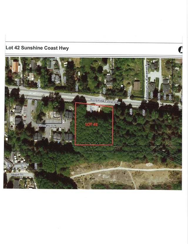 LOT 42 SUNSHINE COAST HIGHWAY - Sechelt District Vacant Land for sale(R2948542)