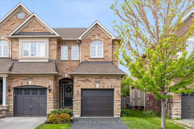 2426 Felhaber Crescent - 1009 - JC Joshua Creek Semi-Detached  for Sale, 3 Bedrooms (W12197843)