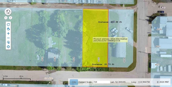 4416 45A Avenue  - East Side Industrial Commercial Land for sale(A2126458)