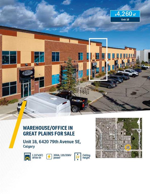 18, 6420 79 Avenue SE - Great Plains Industrial for sale(A2126948)