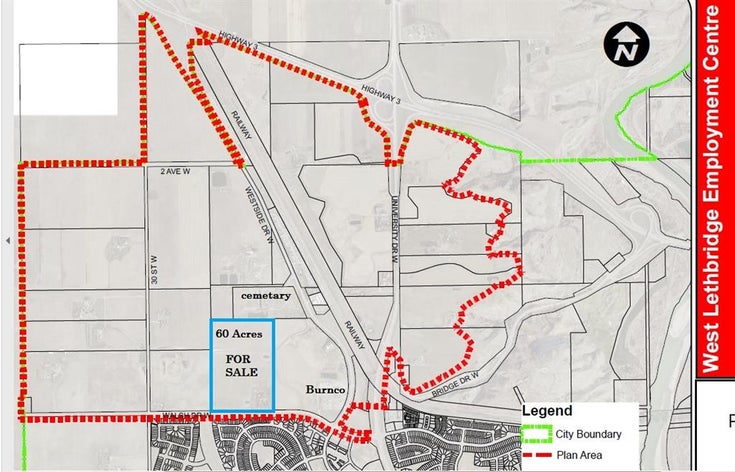 2825 Walsh Drive W - West Lethbridge Employment Centre - Commercial Industrial Land for sale(A2132179)