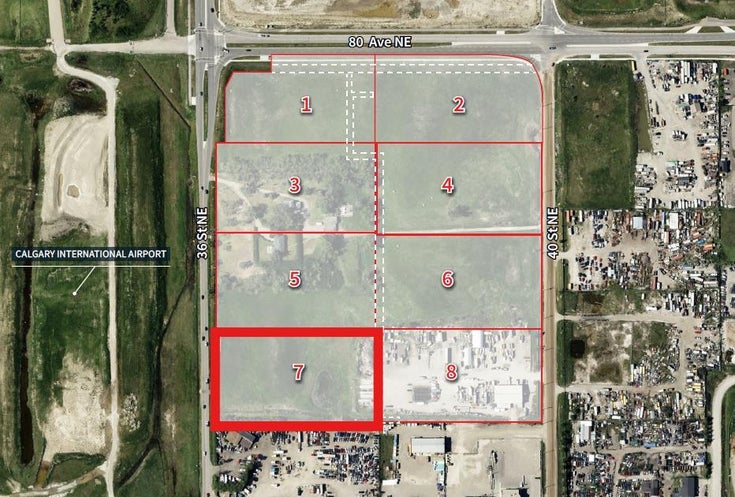 7724 36 Street NE - Saddleridge Industrial Industrial Land for sale(A2147210)