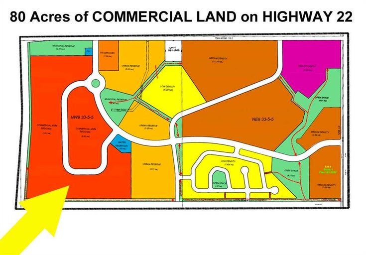 0 NW9-33-5W5   - Other Commercial Land for Sale(A2184657)