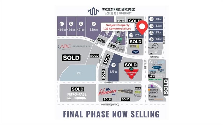 10501 117 Street  - Westgate Commercial Land for Sale(A2184781)