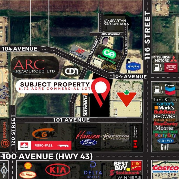 11701 104 Avenue  - Westgate Commercial Land for Sale(A2184784)
