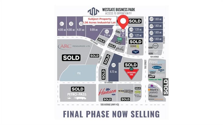 10502 117 Street  - Westgate Commercial Land for Sale(A2184786)