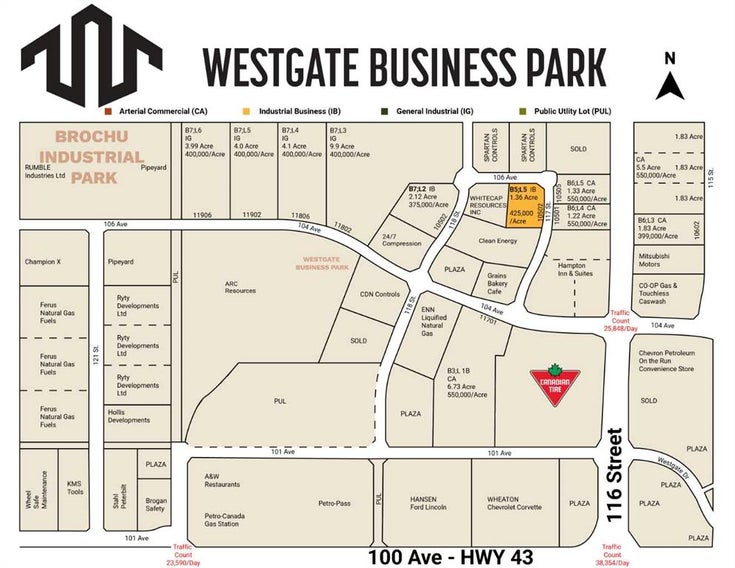 10502 117 Street  - Westgate Industrial Land for Sale(A2184786)