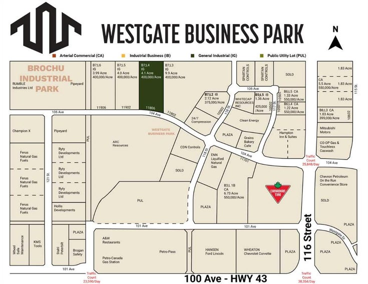 11806 104 Avenue  - Westgate Industrial Land for Sale(A2186071)