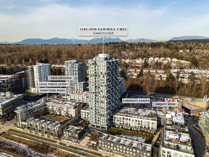 1103 - 3538 Sawmill Crescent - South Marine Apartment/Condo for Sale, 3 Bedrooms (R2972370)