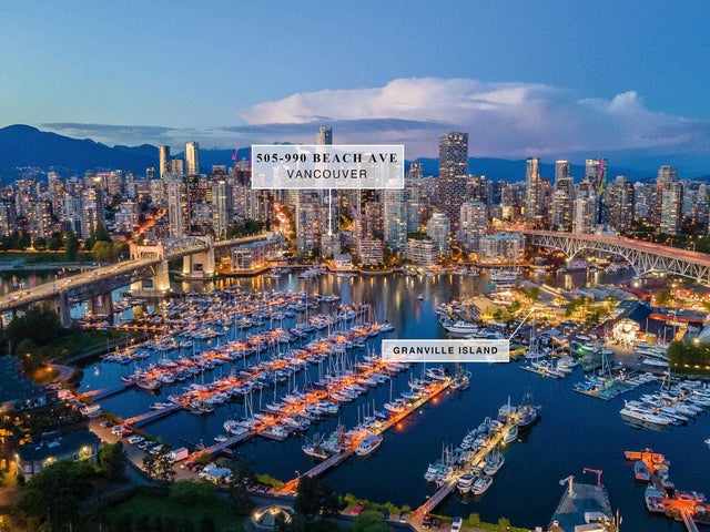 505 990 BEACH AVENUE - Yaletown Apartment/Condo for sale, 2 Bedrooms (R2898995)