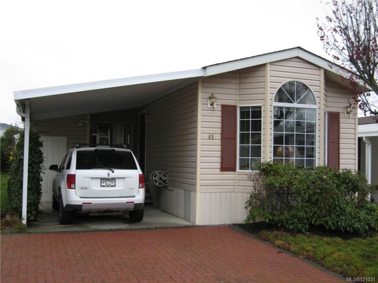 45 - 7583 Central Saanich Rd - CS Hawthorne Manufactured Home, 2 Bedrooms (521031)