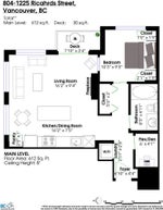 804 - 1225 Richards Street - Downtown VW Apartment/Condo for Sale, 1 Bedroom (R3069281)# - 19